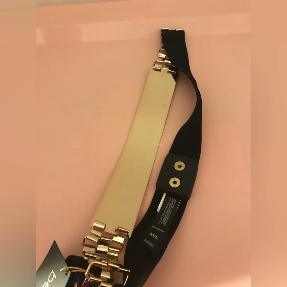Bebe gold elastic belt - Picture 5 of 5